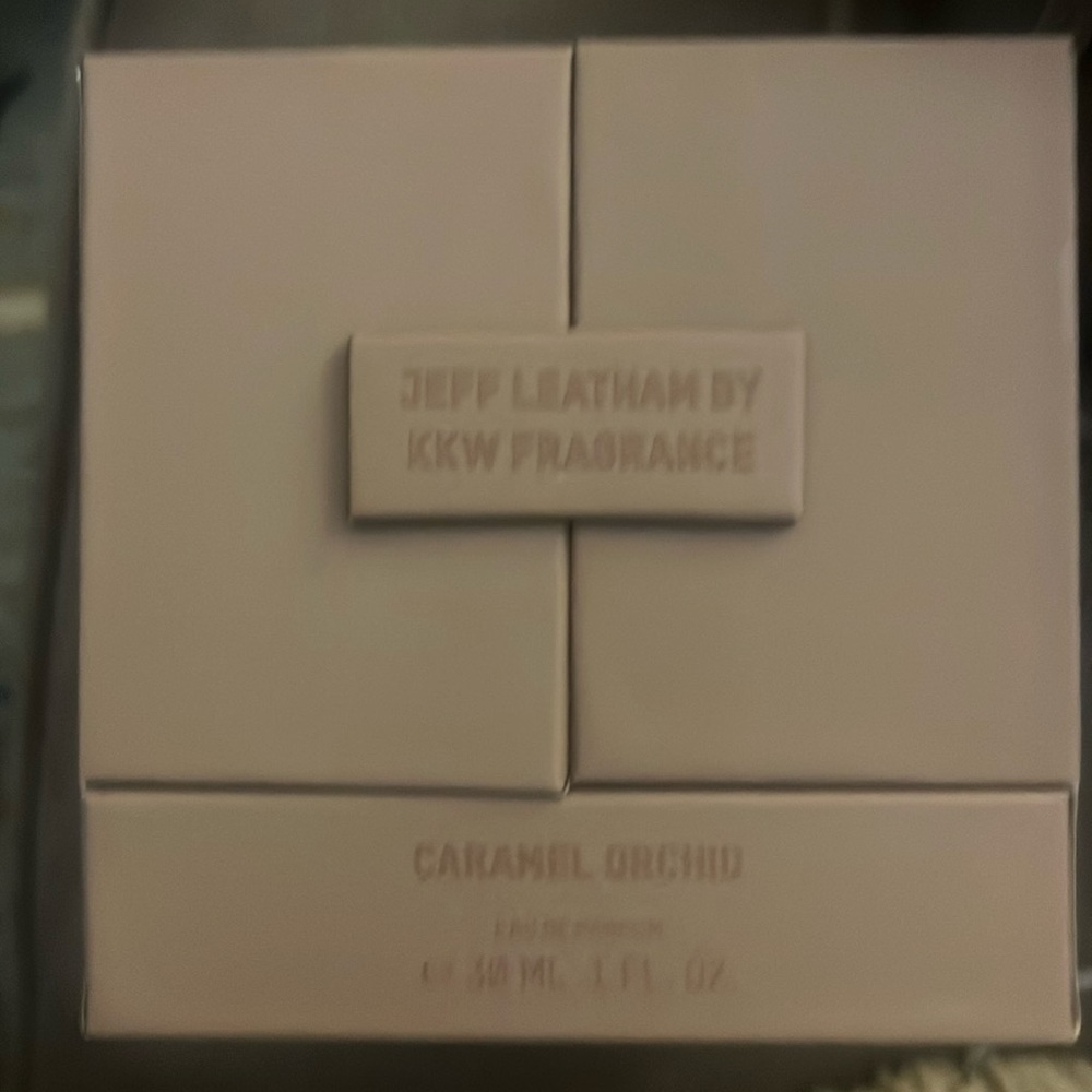 NIB KKW x Jeff leatham caramel orchid fragrance